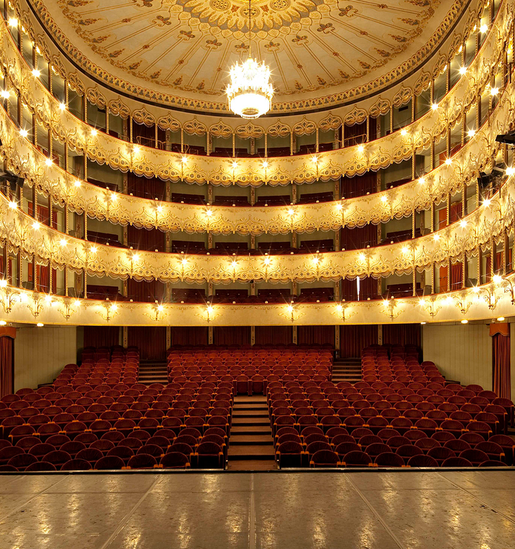  Galleria e platea del Teatro Goldoni di Venezia